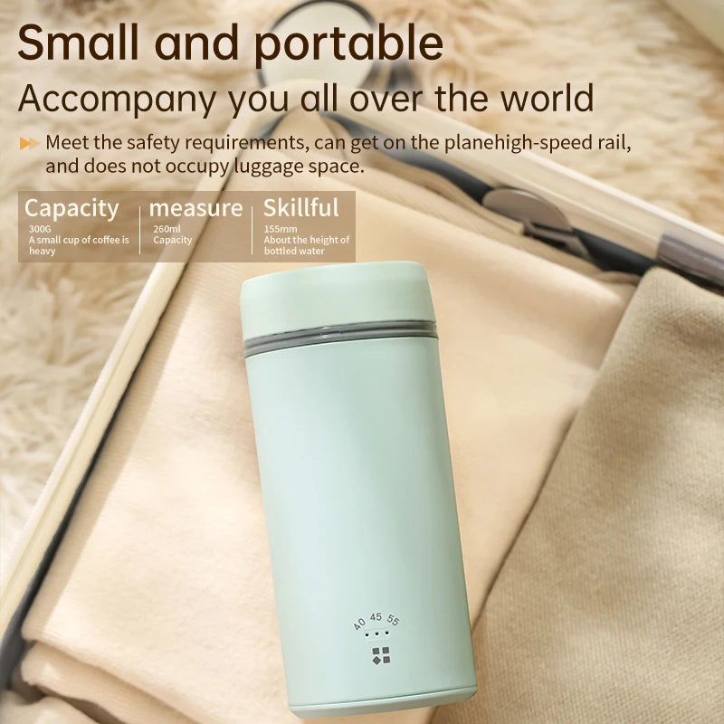 URGGU 55°C USB-C Thermostatic Heating Cup | 304 Stainless Steel