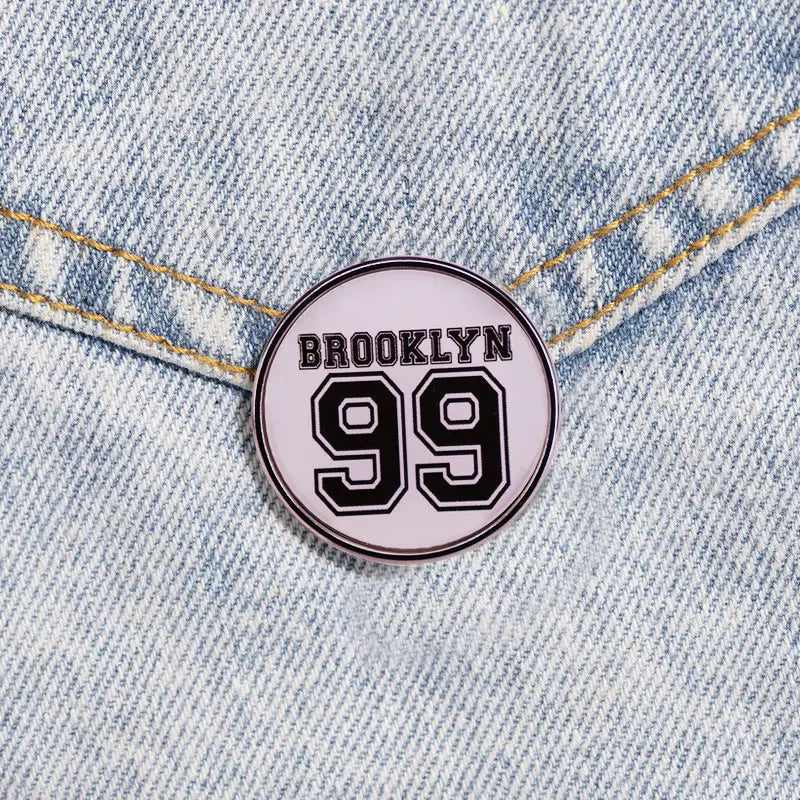 Brooklyn Nine-nine Television Show Pin 99 Design Badge Oasis Select