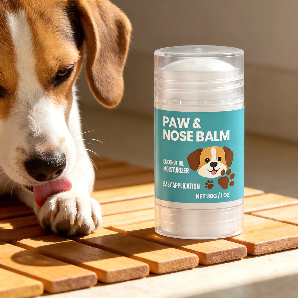 Paw Nose Balm Pet Nose Protector Coconut Oil Moisturizing Cream for Paw and Nose Crack Feet Repair Dog Winter Care Supplies 30g Oasis Select
