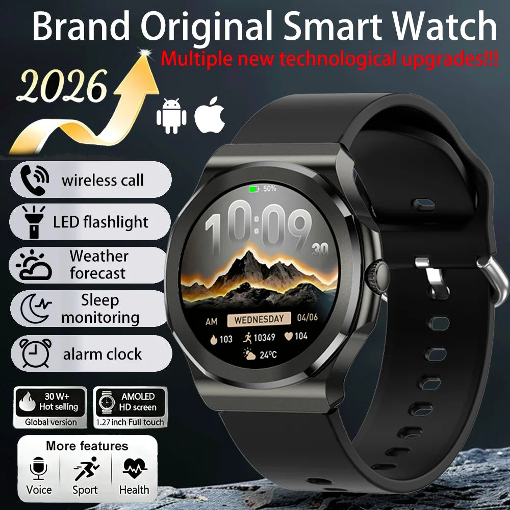 Rollstimi Smart Watch 1.27" AMOLED BT 5.3 Calling & LED Light
