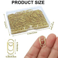 100Pcs Creative Mini Heart Paper Clips Paperclip Card Photo Tickets Holder Binder Clamps For Notebook Planner Bookmarks Clip Oasis Select 100Pcs