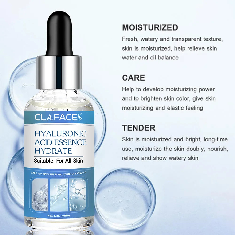 Hyaluronic Acid Collagen Fast Wrinkle Removing Facial essence Liquid Lifting Firming Exfoliating Anti aging Whitening Skin Care Oasis Select