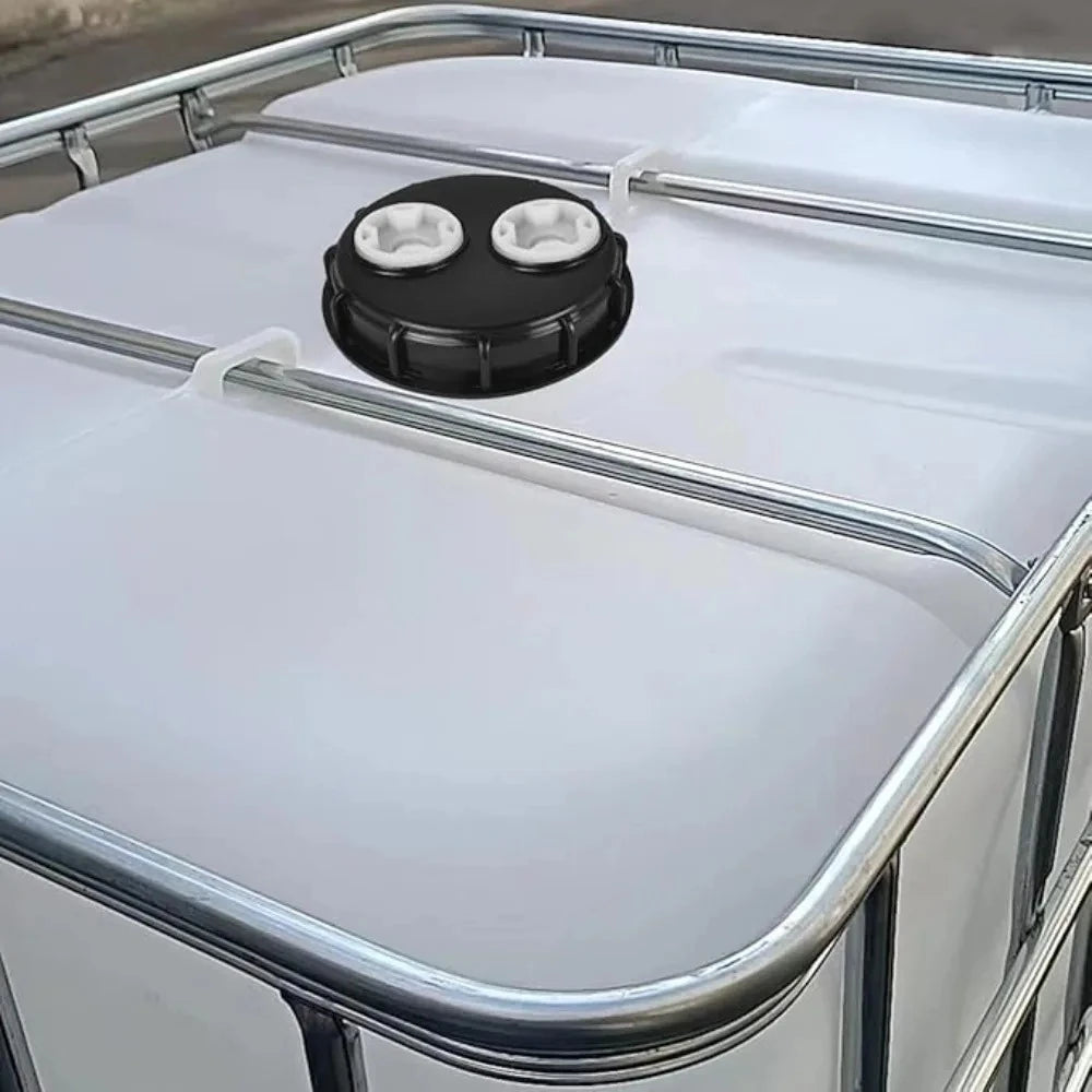 IBC Tank Lid 16.3 Coarse Threaded Cap 1000L Ton Barrel Bucket Breath Valve Cover Chemical Food Water Liquid Storage Oasis Select Default Title