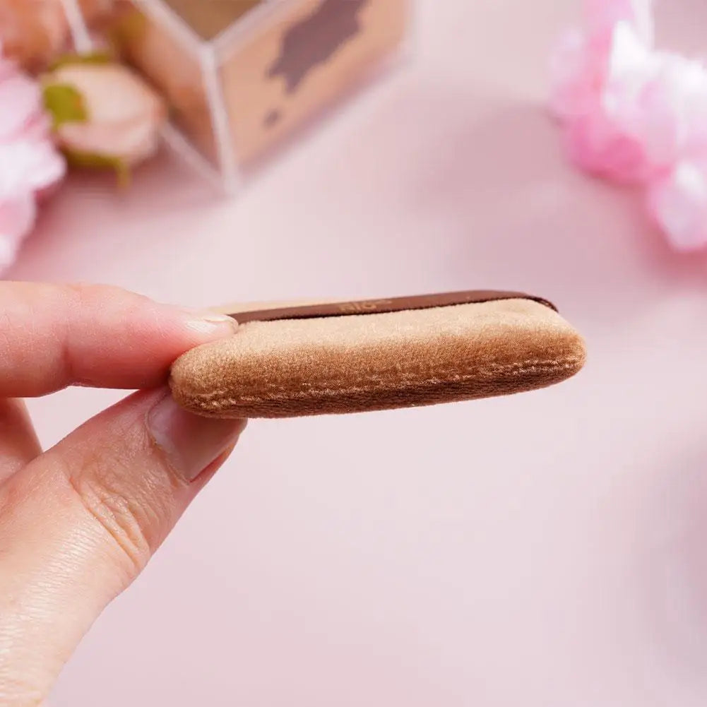 6-Piece Chocolate Powder Puff Set – Air Cushion & Sponge Kit