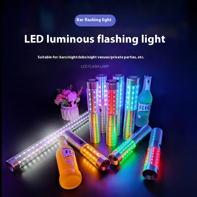 Led Charging, Glowing Flashing Stick, Bar KTV, Handheld Flashing Stick Drinking Atmosphere Extended Atmosphere Champagne Stick Oasis Select