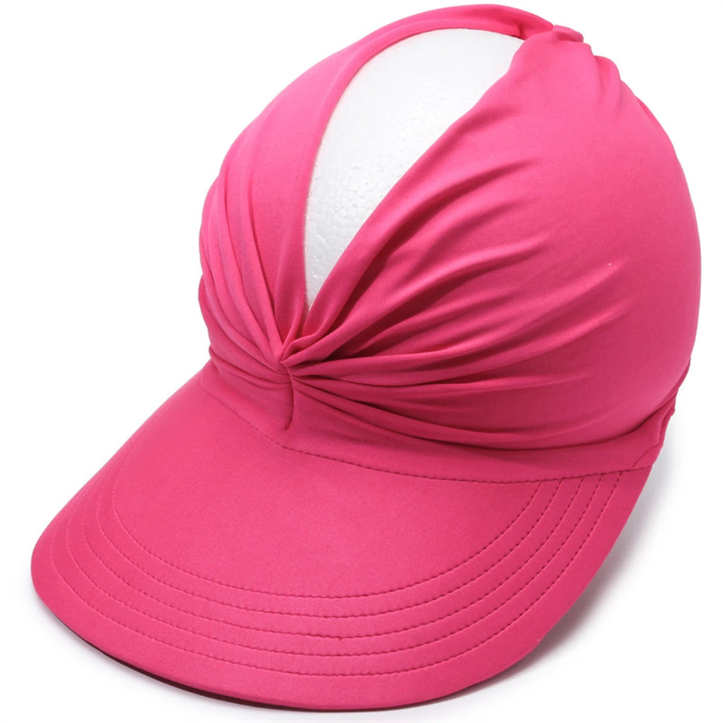 Women's UPF 50+ Wide Brim Empty Top Sun Hat – Beach & Sports