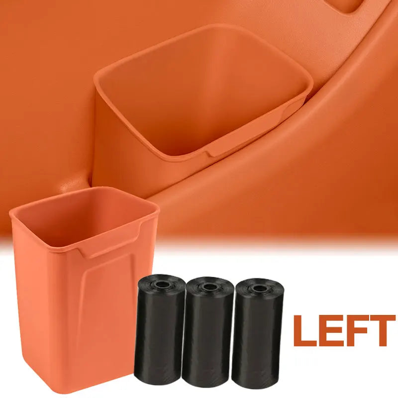 Car Door Storage Box Trash Can Multifunctional Silicone With Garbage Bags Door Bucket Umbrella Organizer For Car Accessories Oasis Select B LEFT 3