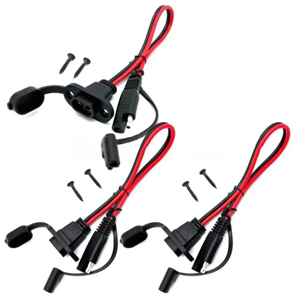 12AWG Cable Adapter Cable Battery Maintenance Robust Construction Simple Installation For Lawn Mower Generator Oasis Select