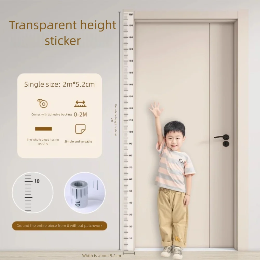 2M Self-Adhesive Growth Chart Height Measurement Sticker