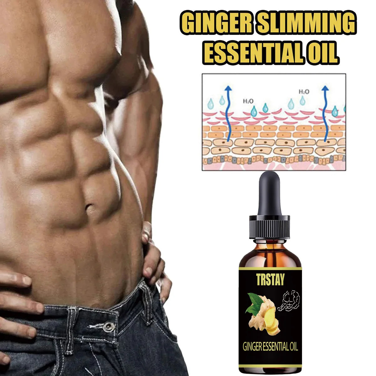 Ginger Oil Burning Fat Stimulating Muscle essence Oasis Select