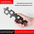 1Pc Carbon Steel Wrench, Faucet Aerator Removal Tool, Threaded Aerator Spanner for Kitchen Sink & Bathroom Oasis Select Default Title