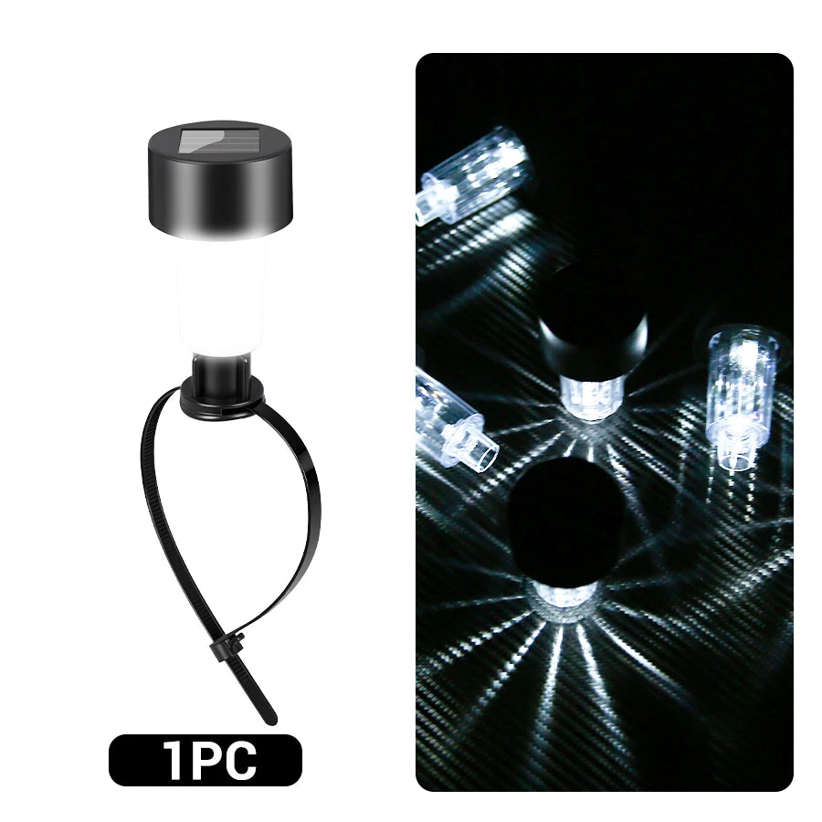 Solar LED Pool Rail Lights | IP44 Waterproof | 1–6 Pcs