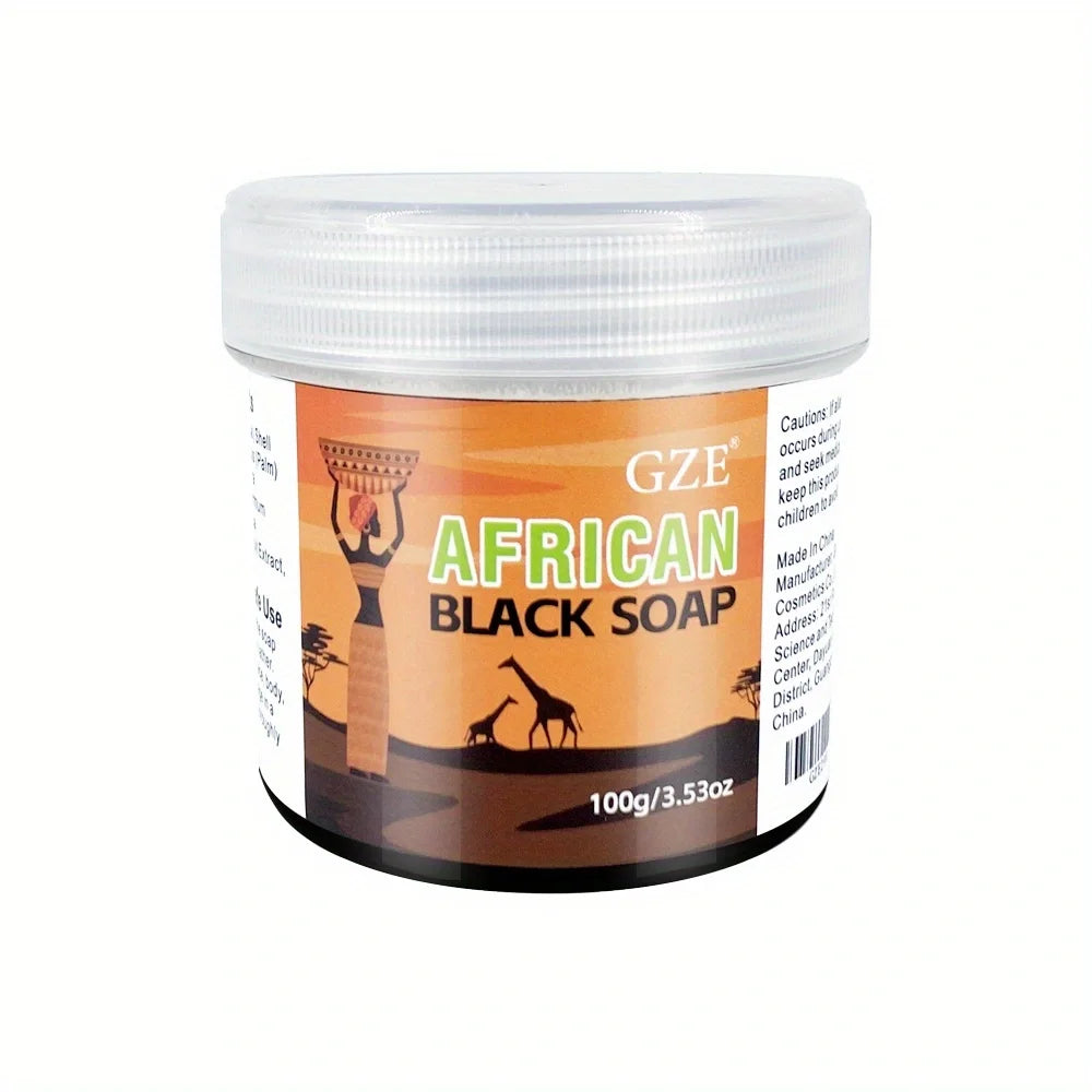 African Black Soap 3-in-1 Face, Hair & Body Cleanser – 100g