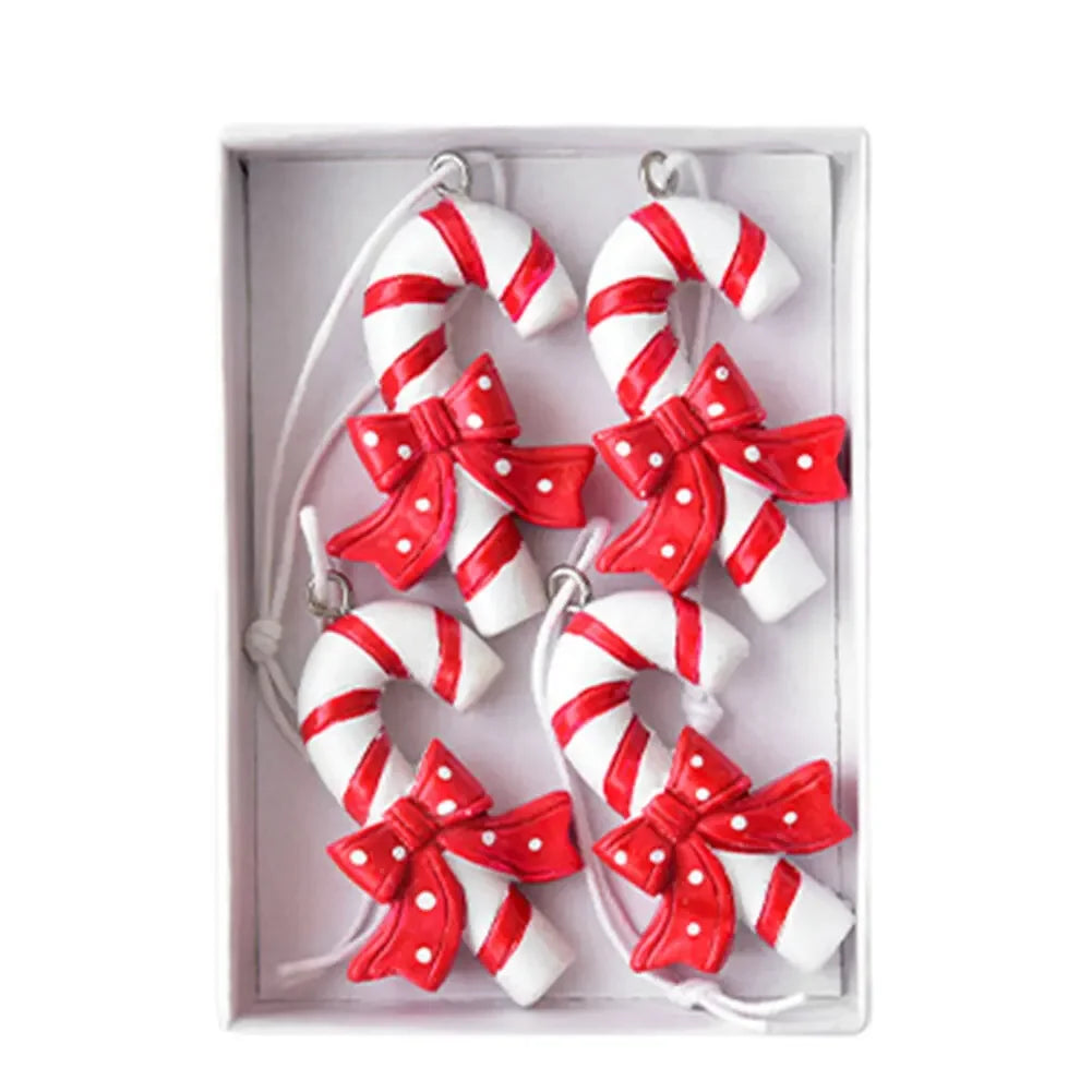Gifting Ornaments Christmas Pendants Easy To Hang Decorations Festive Atmosphere Enhancer Festive Party Decoration Set Candy Set Oasis Select crutch China Mainland