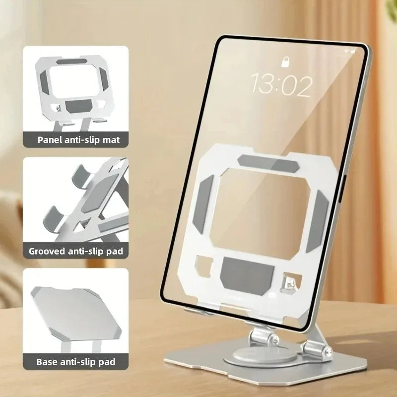 360° Rotatable Tablet Stand Adjustable Foldable Desktop Holder for IPad Tablet Phone Universal Stand Oasis Select