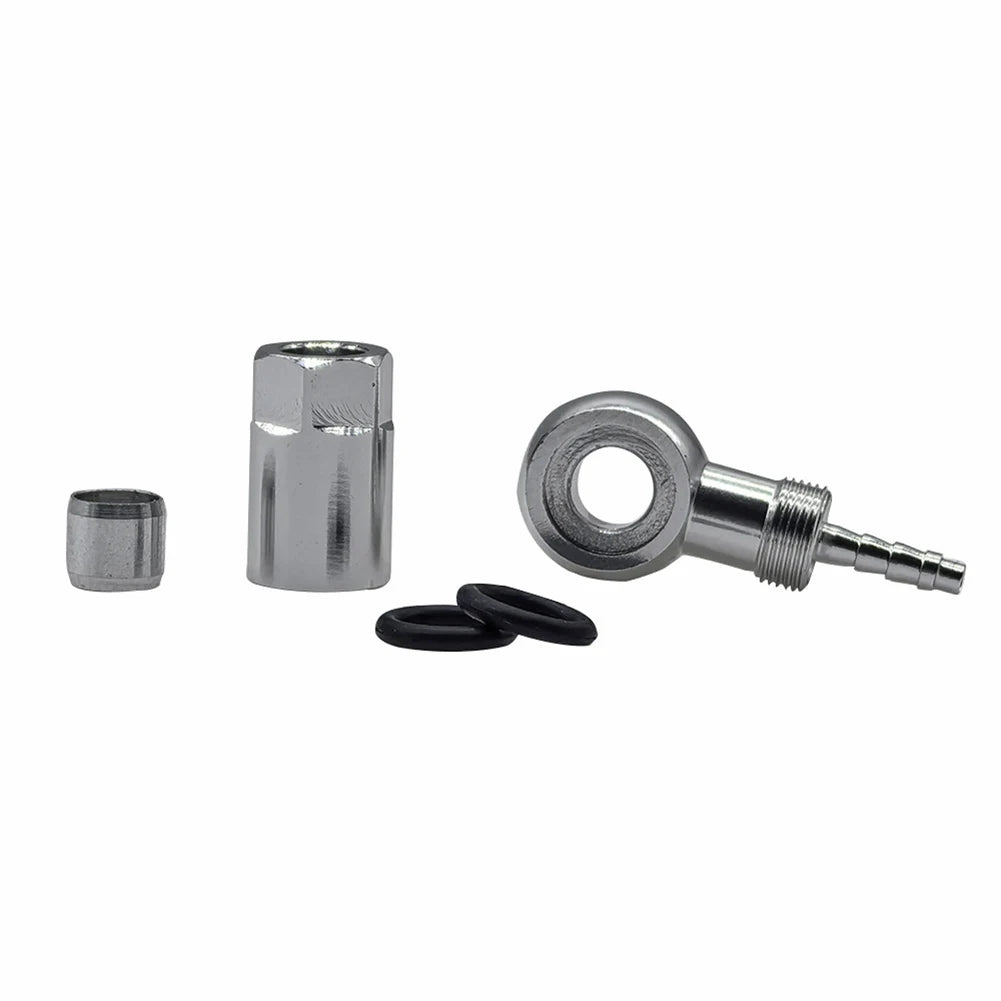 For Banjo Fitting Hydraulic Brake Olive Kit with Hose Connector Insert Nut and Sealing Rings for Bikes For Magura Oasis Select
