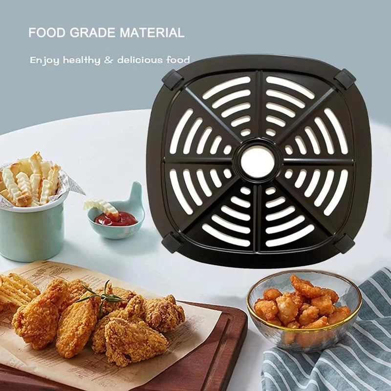 Air Fryer Grill Crisper Tray For Dash 2.6QT Tasti-Crisp Digital Air Fryer With Air Fryer Rubber Feet Oasis Select