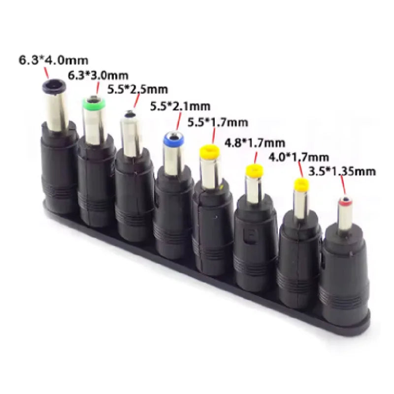 AC Adjustable Power Adapter 9V 12V 24V 1A 2A 3A Adapter 34PCS 8PCS 108PCS Universal AC Power Adapter Various Voltage DC Source Oasis Select 8PCS Plug