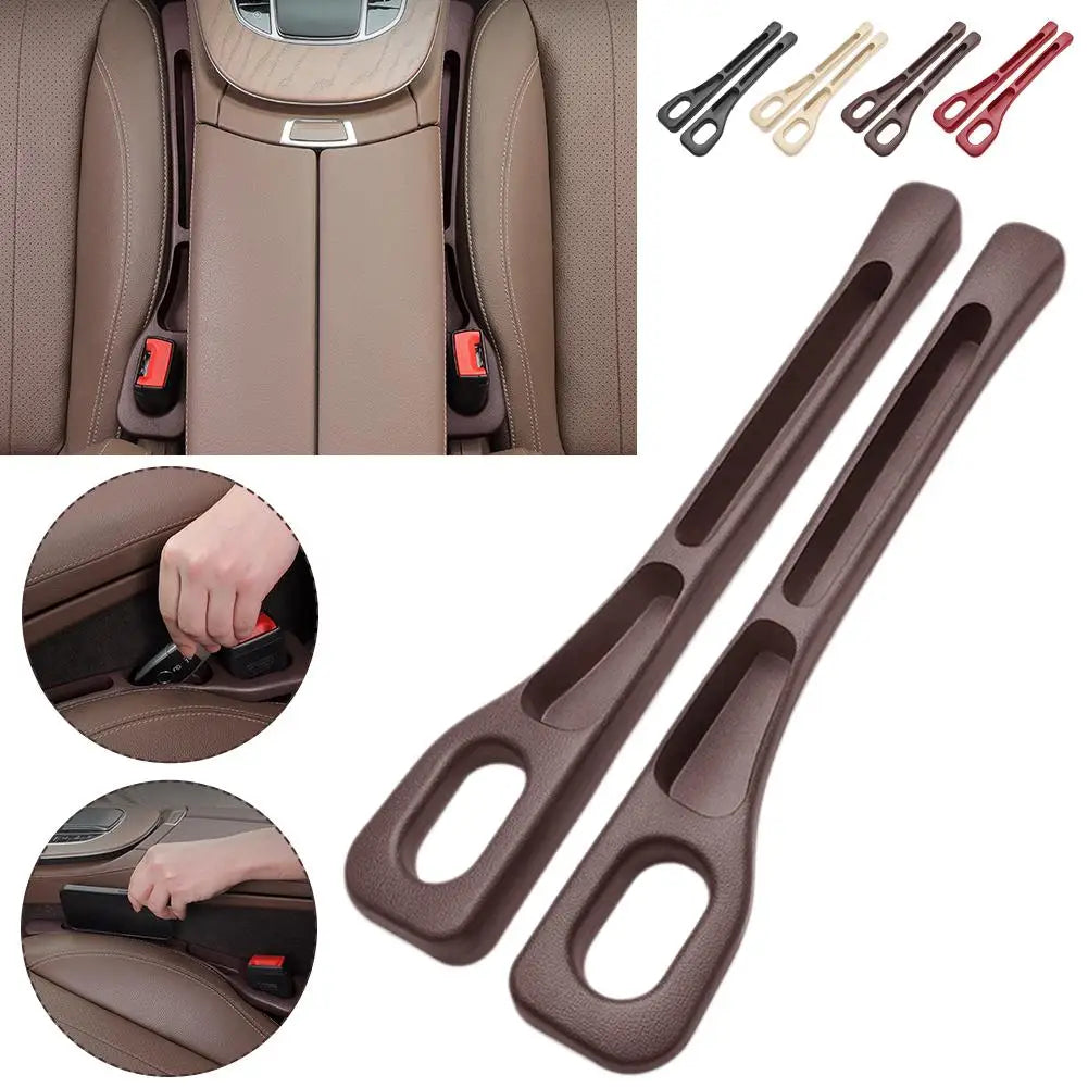 1Pair Car Seat Gap Filler Seat Crevice Storage Box Bag Between Seats Console Organizer Decoration Interior Auto Accessories Oasis Select