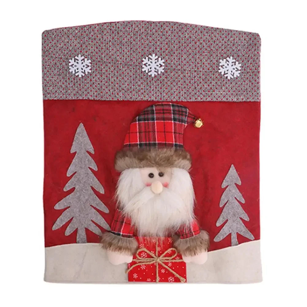 Reindeer Cover Christmas Chair Cover Christmas Celebrations Charming Designs Easy Application Family Dining For Dining Chairs Oasis Select H-YT82 China Mainland