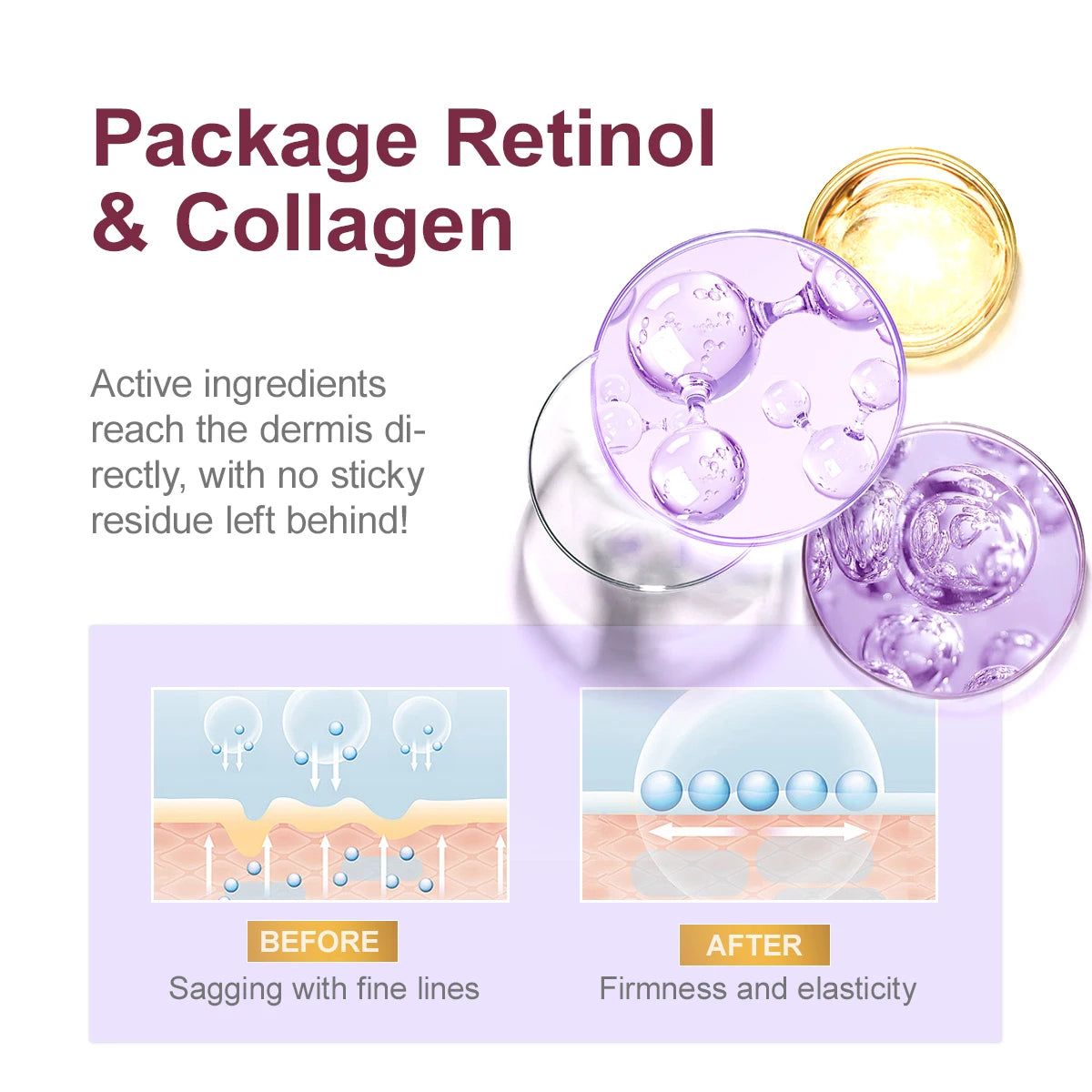 Retinol Face Serum Anti Wrinkle Deep Moisturizing Nourish Essence Fade Fine Line Firming Anti Aging Facial Serum Skin Care Oasis Select