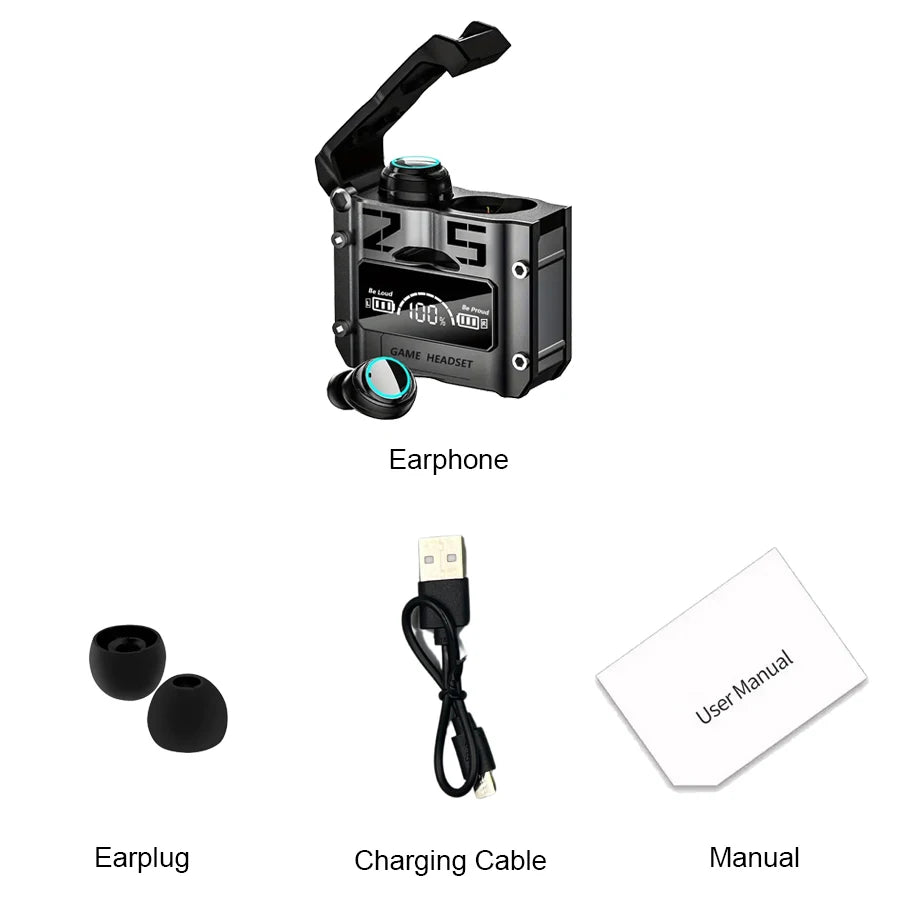 Original M25 TWS Wireless Headphones Earphones Bluetooth Touch Control Noise Reduction Stereo Earbuds Headsets for Smartphone Oasis Select D
