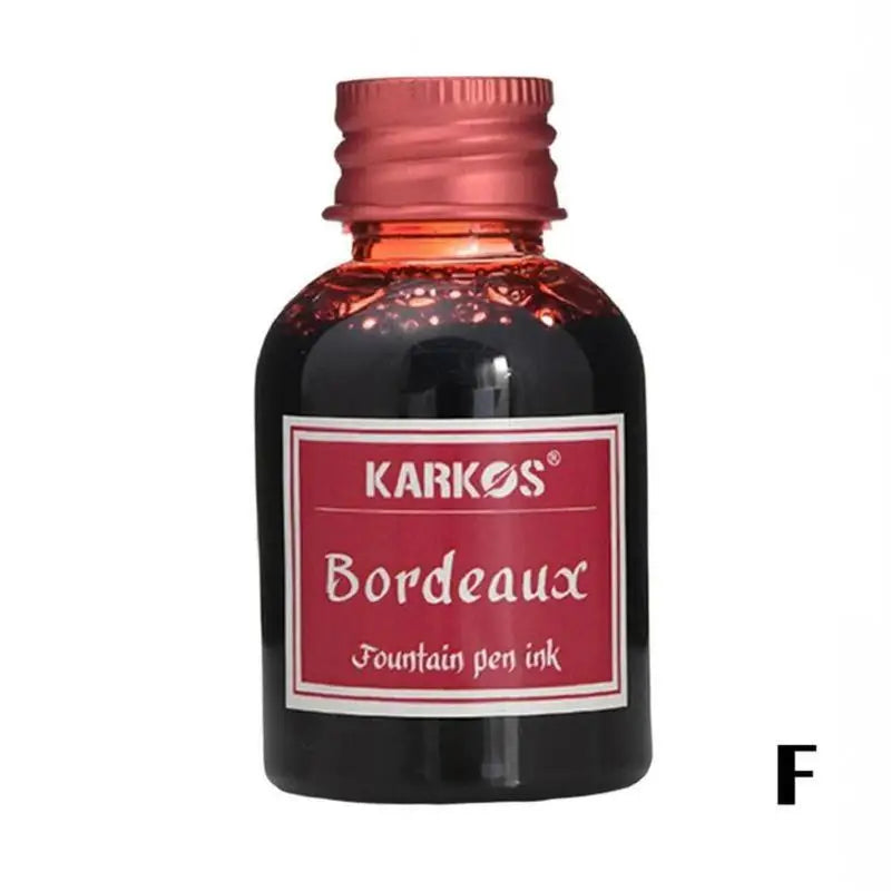 30ml Fountain Pen Ink – Non-Clogging, Water-Soluble, 10 Colors