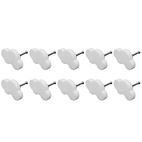 10Pcs Cartoon Cloud Furniture Handles Children Room Knobs Handles Drawer Pull Handle Door Knob For Bedroom Kitchen Oasis Select
