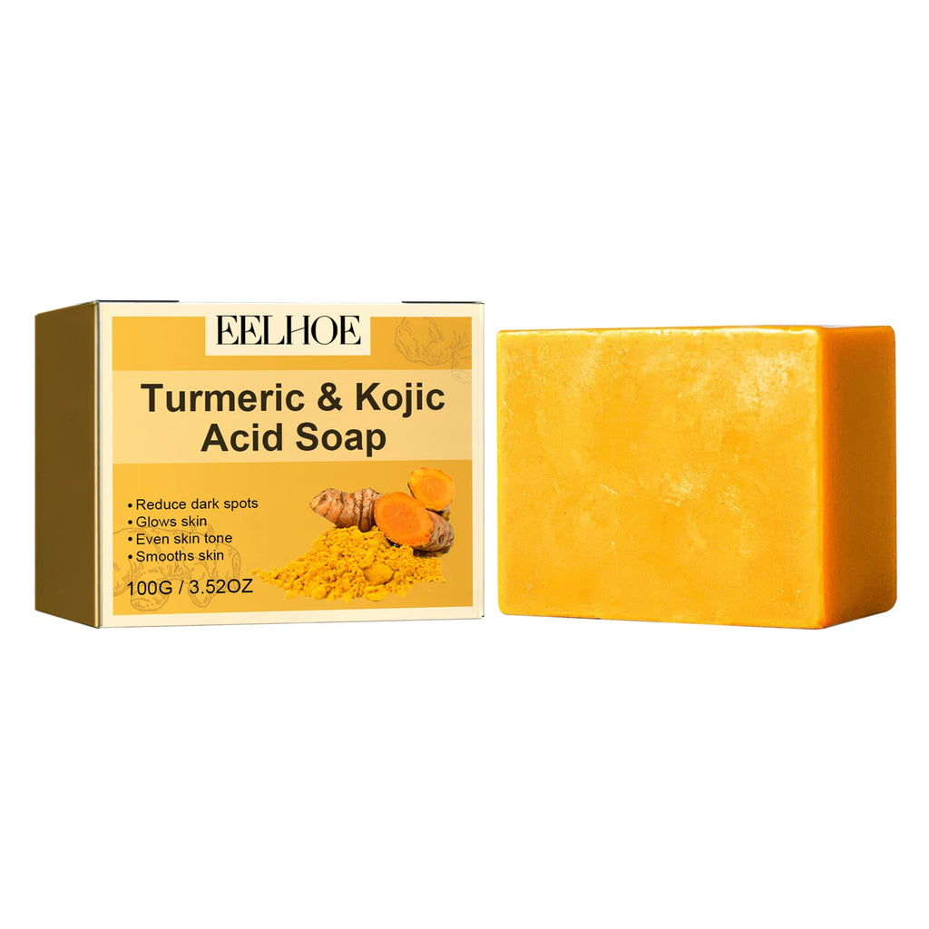 EELHOE Turmeric Kojic Acid Soap – Brighten & Fade Dark Spots