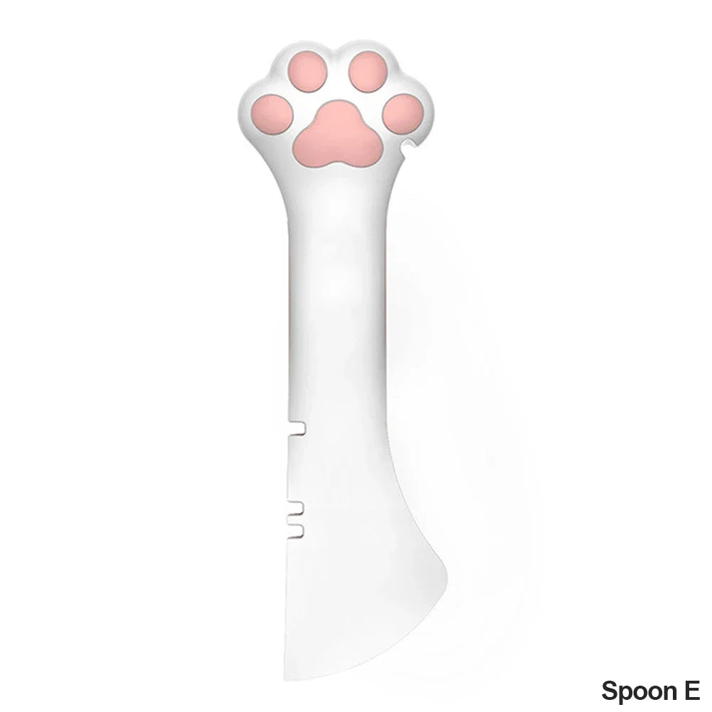 Multifunction Pet Canned Spoon Jar Opener Puppy Feeding Mixing Wet Dry Scoop Cat Dog Accessories Feeder Shovel Pets Tableware Oasis Select E