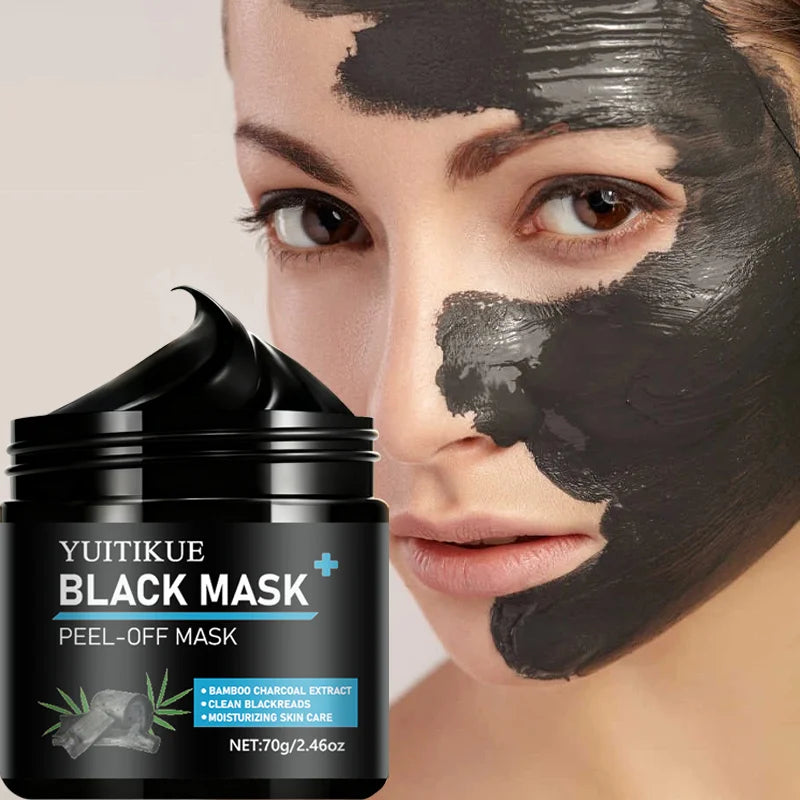 YUITIKUE Bamboo Charcoal Peel-Off Black Mask – Pore Purifying