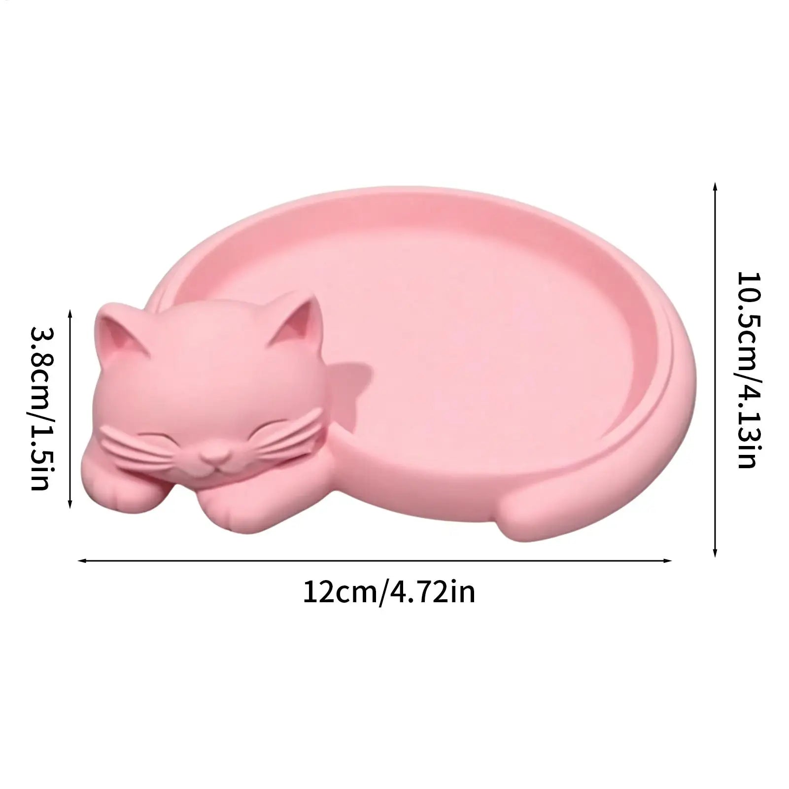 Jewellery Tray Decorative Cat Shape Jewelry Storage Trinket Organizer Dish Trinket Tray Cat Shape Necklaces Storage Tray Oasis Select