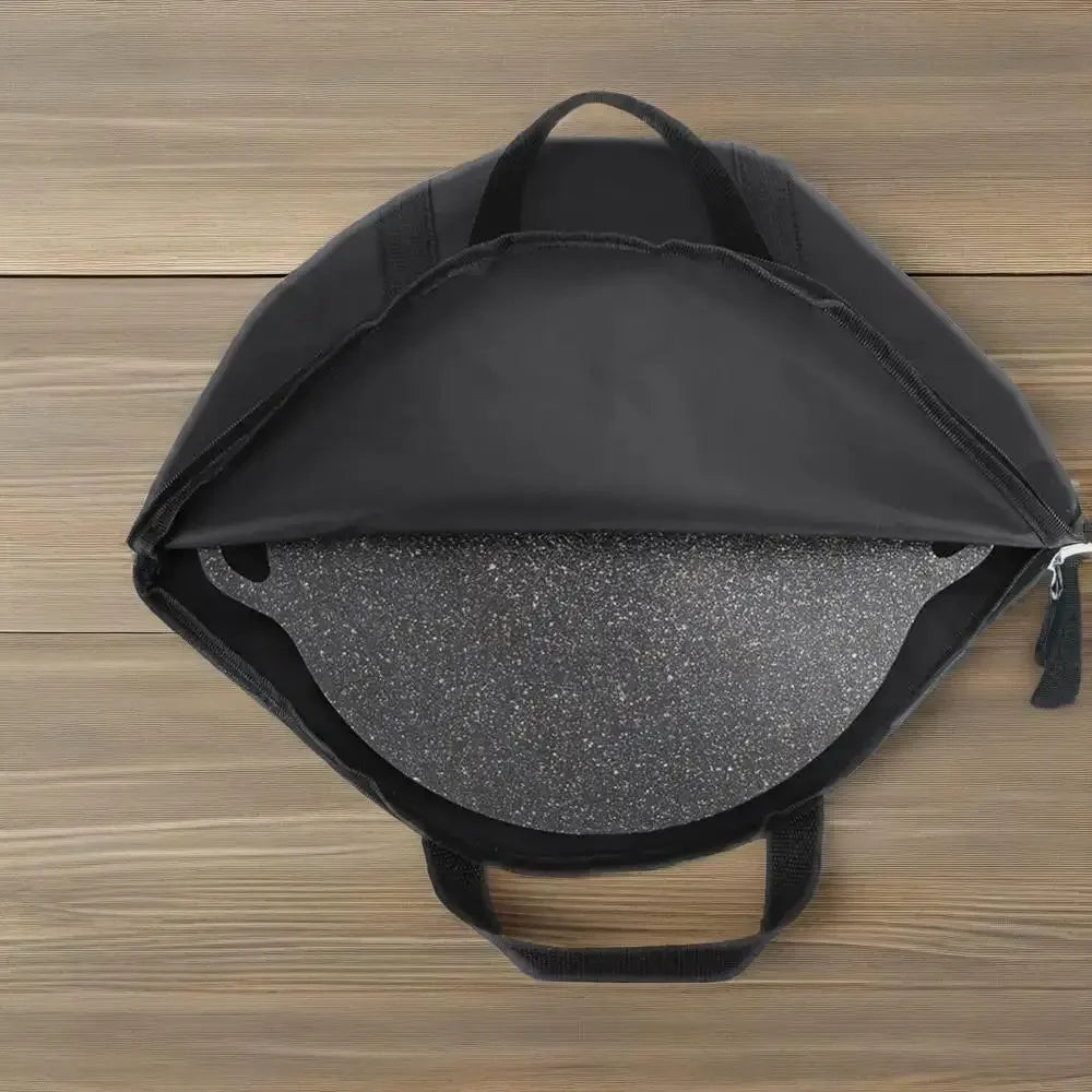 Baking Pan Storage Bag with Handle 600D Oxford Grilling Pan Pouch Wear-Resistant Waterproof 47x38cm Outdoor BBQ Tool for Kitchen Oasis Select