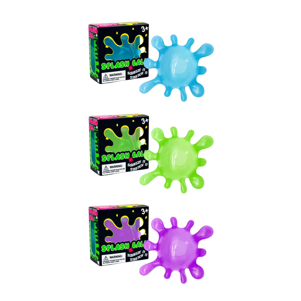 Splash Squeeze Ball – Slow Rebound Stress Relief Fidget Toy Stress Relief Toy Oasis Select 3 Color Series
