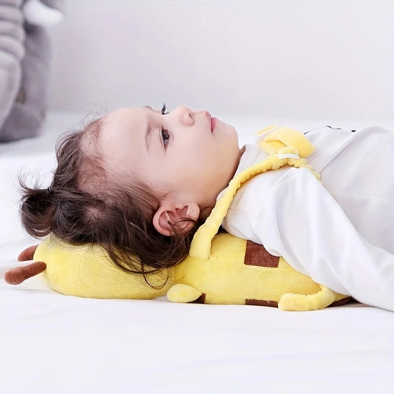 1PC Little Bee Baby Anti-Fall Pillow, Breathable Head Protection for Toddlers, Baby Head Protector, Nursing Pillow for Kids Oasis Select