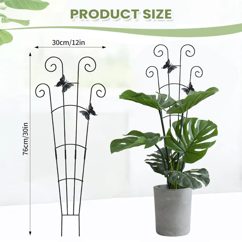 Climbing Plant Trellis Garden Support Cages For Flowers Plants Support Frame Trellis Climbing DIY Flower Vines Pot Stand Oasis Select B