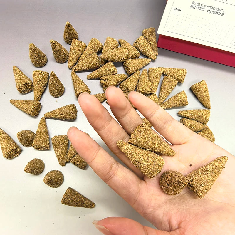 50PCS premium Palo Santo /White Sage fragrance cones, handmade, suitable for yoga meditation, reading and home office decoration Oasis Select