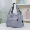 Large Mesh Bag Quick Dry Tote Handbag Lightweight Storage Bag for Family Beach Trip Pool Essentials Organizer Oasis Select Gray