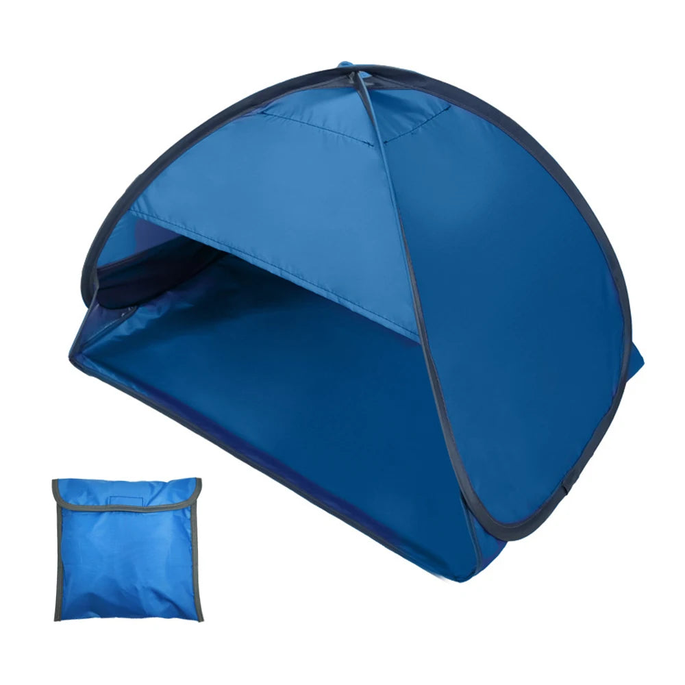Portable Sun Shelter Outdoor Mini Sunbathing Head Tent Windproof Sand Proof Canopy Headrest Pops Up Beach Sun Shade Tents Oasis Select