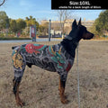 Four Seasons Universal Dog Pet Tattoo Vest Thin Light Breathable Pet Clothes Funny Cool Close-fitting Dog Cat Tattoo T-shirt Oasis Select 10XL