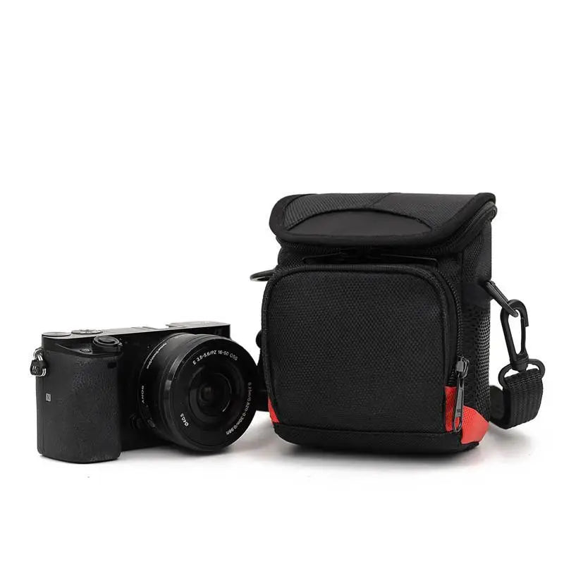 Waterproof Nylon Mini Camera Bag – Black Shoulder Backpack Camera Shoulder Bag Oasis Select