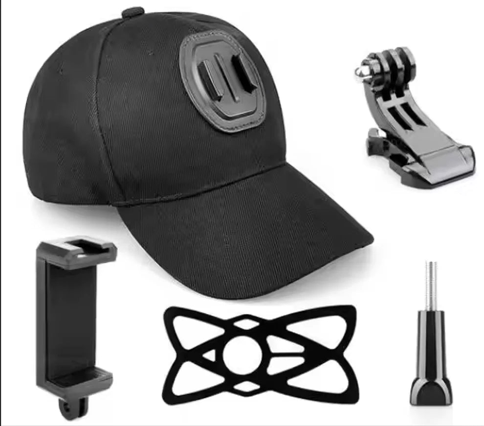 Baseball Cap Action Camera Mount – GoPro, DJI & Insta360