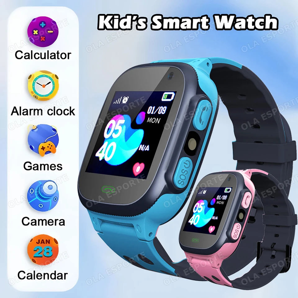 Kids Smart Watch GPS Tracker | SOS Call, Video Call & 2G SIM