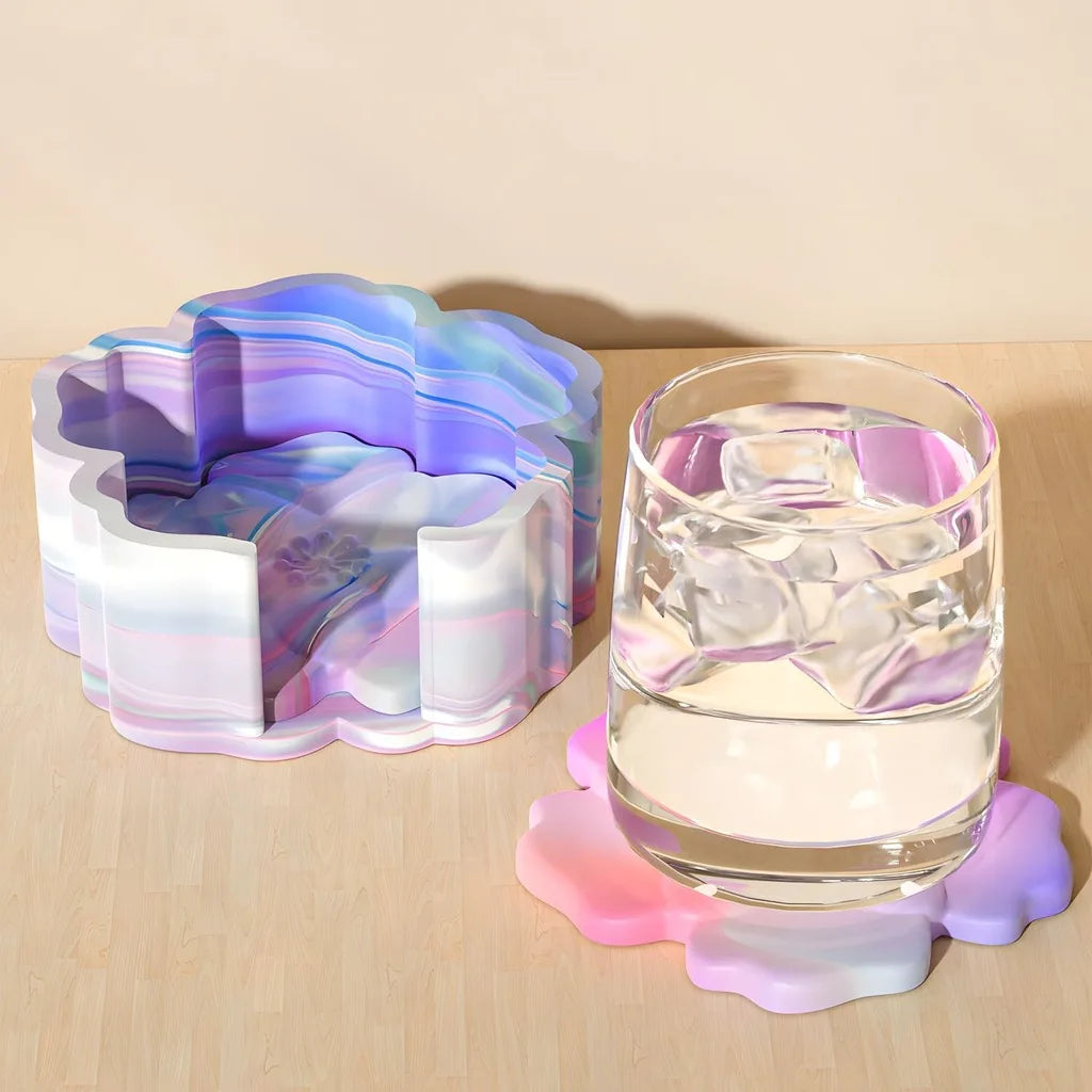 Flower Coaster and Storage Box Silicone Resin Mold for DIY Epoxy Casting Handmade Home Decor Oasis Select