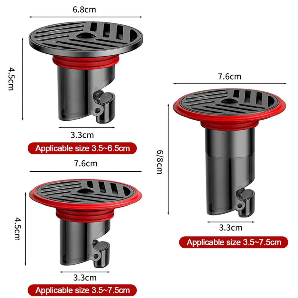 Stainless Steel Shower Floor Drain Backflow Preventer Self-Closing Sink Strainer Anti-odor Insectproof Drain Filter Plug Oasis Select