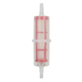 Universal Large Inline Diesel Fuel Filter for 8mm - 10mm Pipe Hose Effectively Filters Out solid impurities in Fuel Oasis Select Red