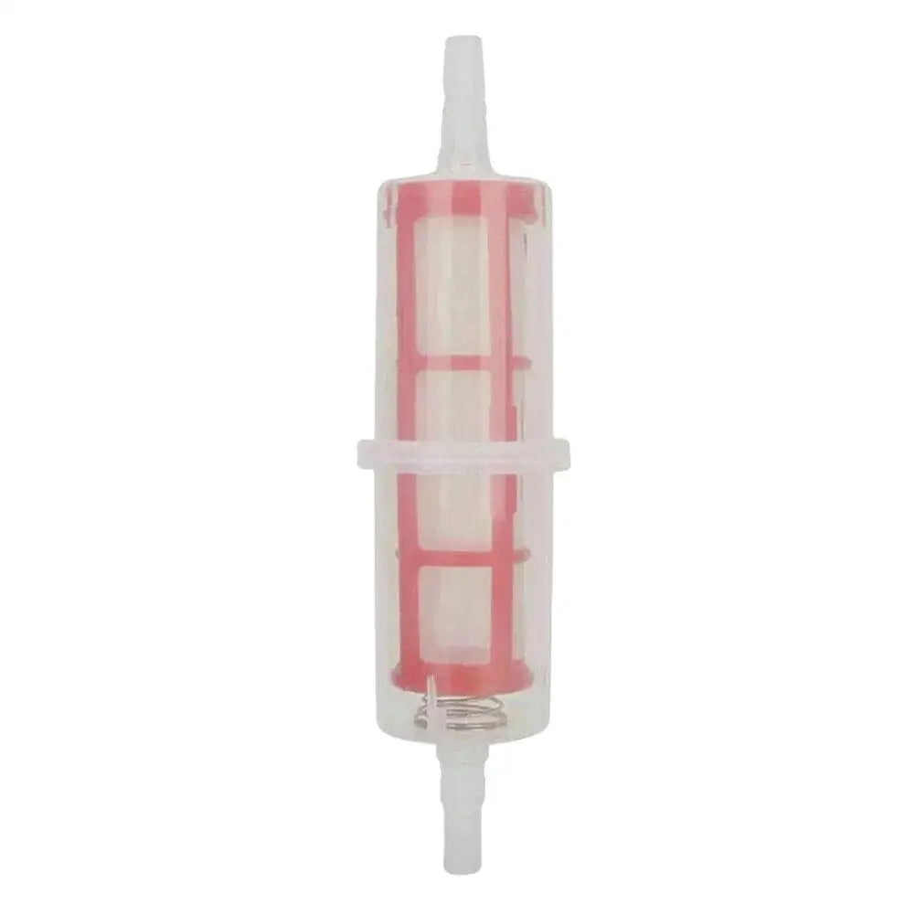 Universal Large Inline Diesel Fuel Filter for 8mm - 10mm Pipe Hose Effectively Filters Out solid impurities in Fuel Oasis Select Red