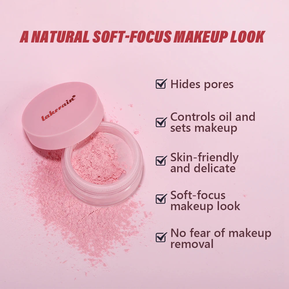 Loose Setting Powder Matte Soft Transparent Long Lasting Oil Control Makeup Pore Minimizing Setting Powder Lightweight Cosmetics Oasis Select