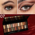Cmaadu 28-Color Matte Shimmer Eyeshadow Palette + Brush