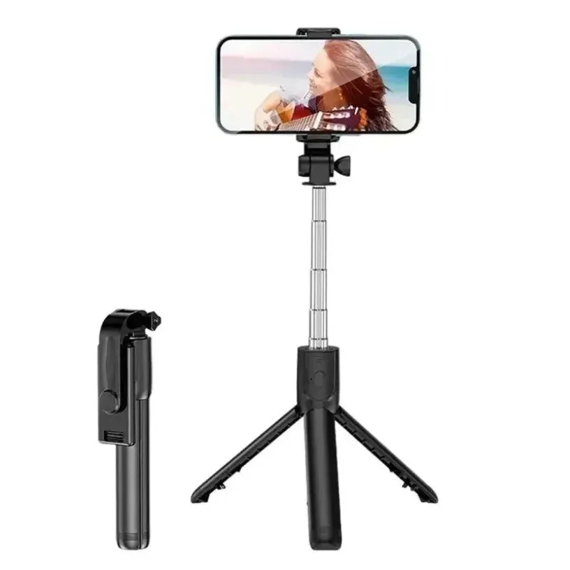 Bluetooth Selfie Stick Mount Scalable 360 ° Rotatable Phone Holder with Light for iPhone 16 15 14 Samsung S24 Xiaomi iOS/Android Oasis Select